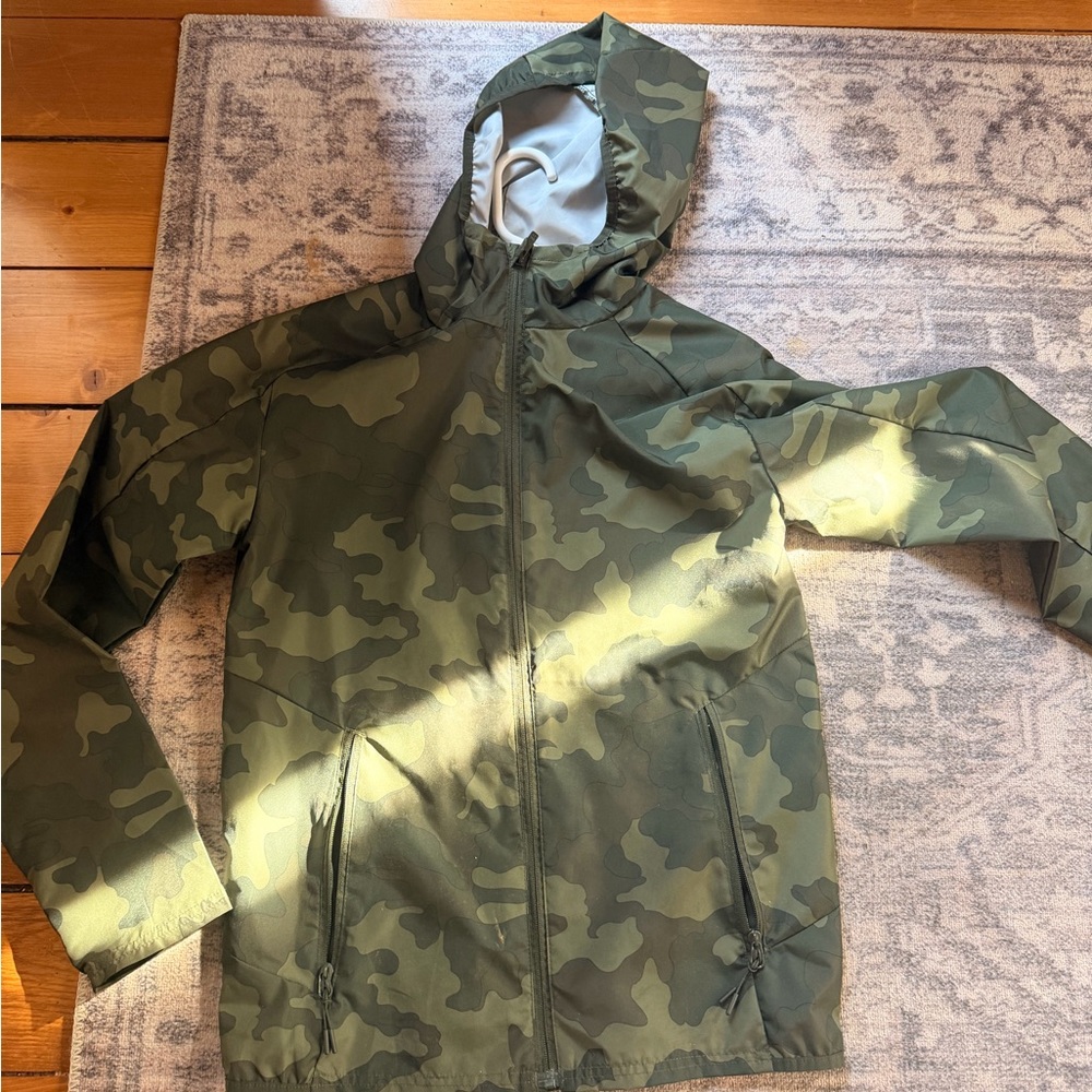 All in Motion Kids Camouflage Raincoat - Green